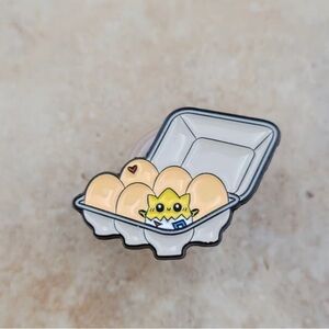 Pokémon Togepi Egg Enamel Pin Y2K Meme